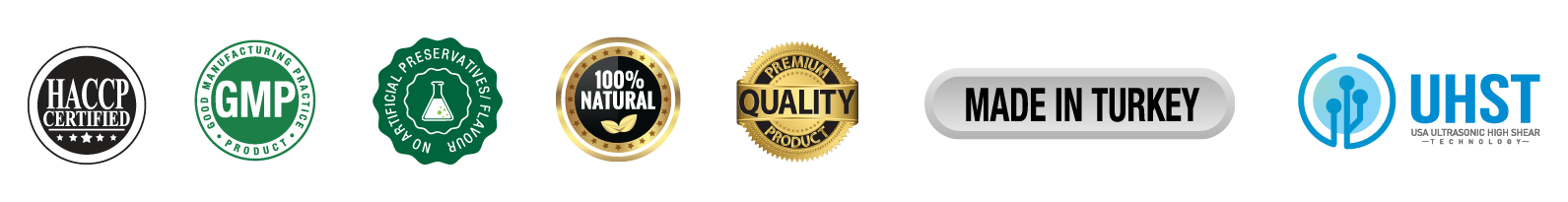 HACCP Certified, GMP, No Artificial Preservatives/Flavour, 100% Natural, Premium Quality, Made in Malaysia, USA Ultrasonic High Shear Technology